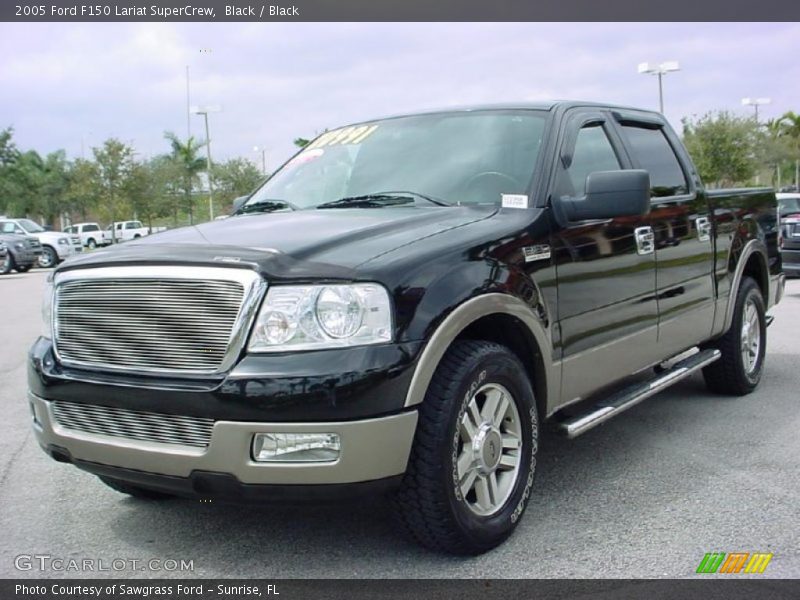 Black / Black 2005 Ford F150 Lariat SuperCrew