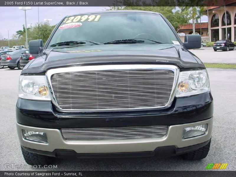 Black / Black 2005 Ford F150 Lariat SuperCrew