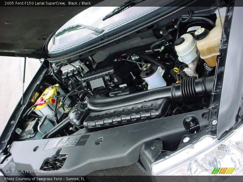 Black / Black 2005 Ford F150 Lariat SuperCrew