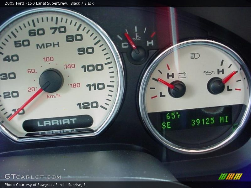 Black / Black 2005 Ford F150 Lariat SuperCrew