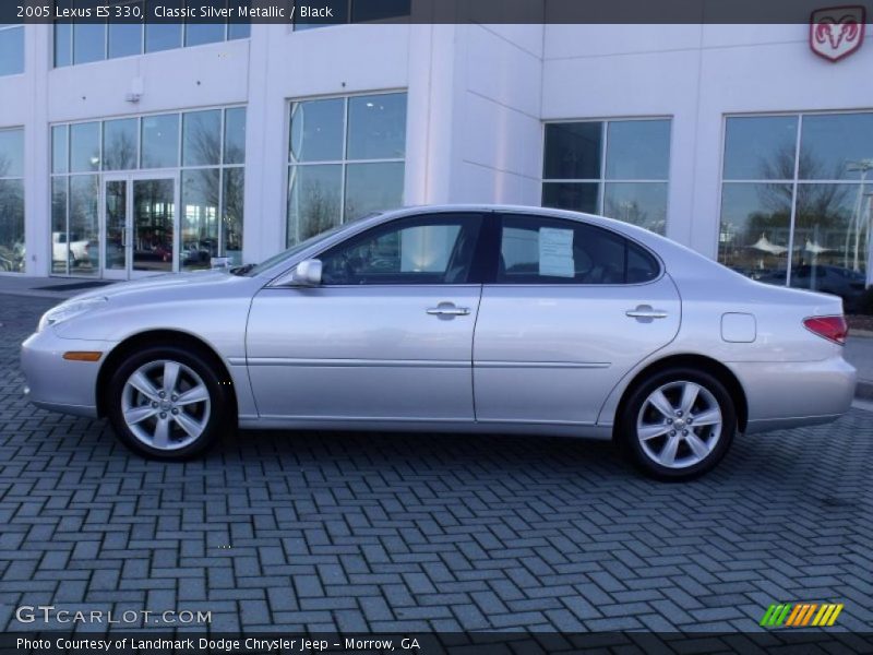Classic Silver Metallic / Black 2005 Lexus ES 330