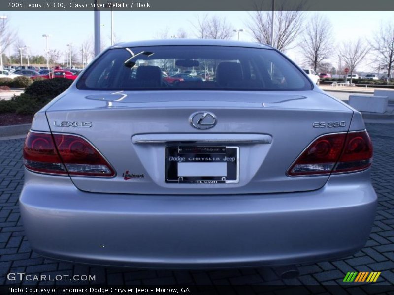 Classic Silver Metallic / Black 2005 Lexus ES 330
