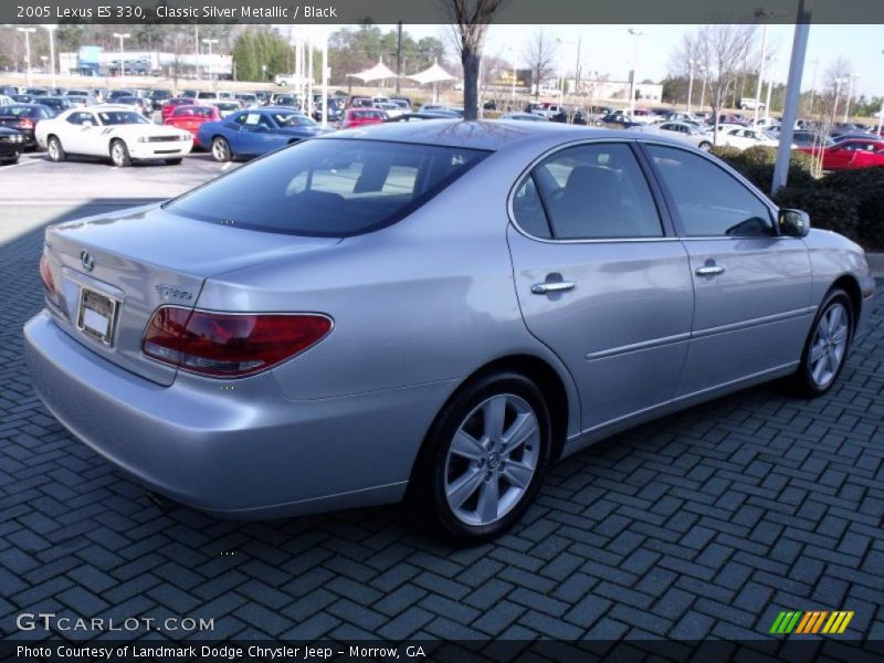 Classic Silver Metallic / Black 2005 Lexus ES 330