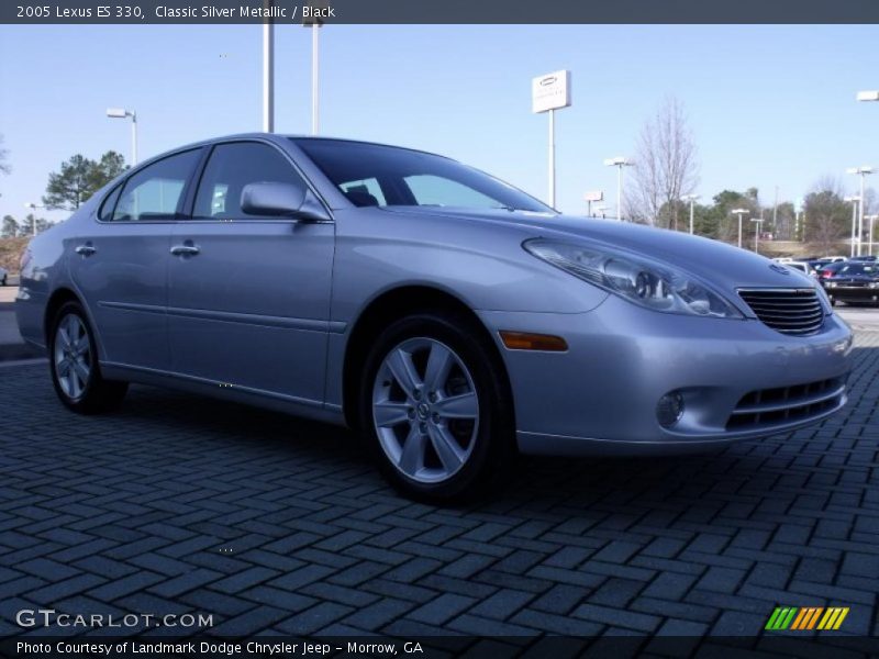 Classic Silver Metallic / Black 2005 Lexus ES 330