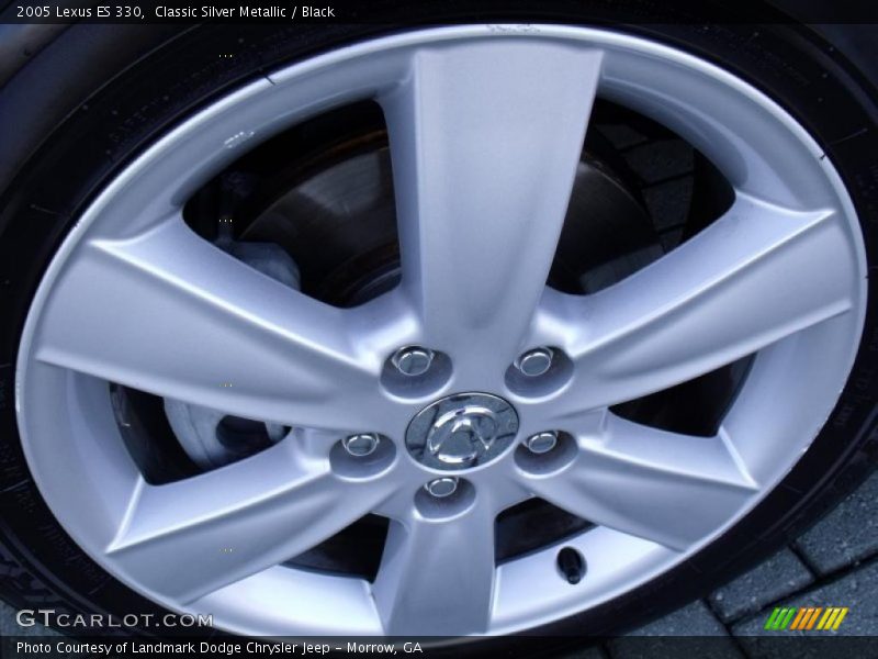 Classic Silver Metallic / Black 2005 Lexus ES 330