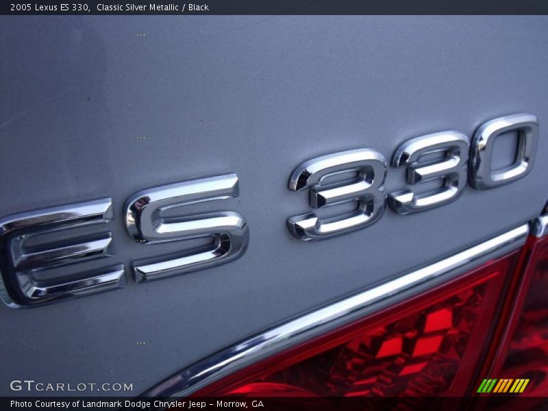 Classic Silver Metallic / Black 2005 Lexus ES 330
