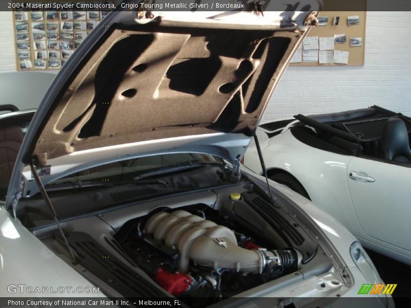 Grigio Touring Metallic (Silver) / Bordeaux 2004 Maserati Spyder Cambiocorsa
