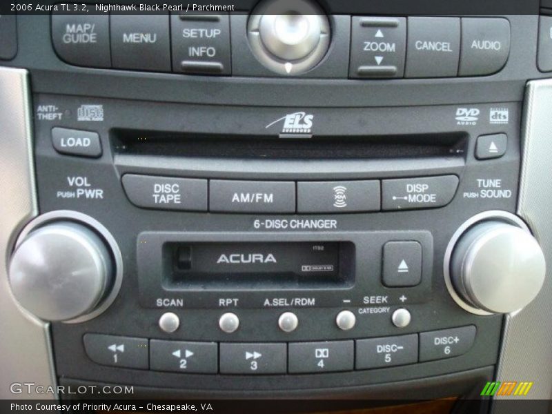Nighthawk Black Pearl / Parchment 2006 Acura TL 3.2