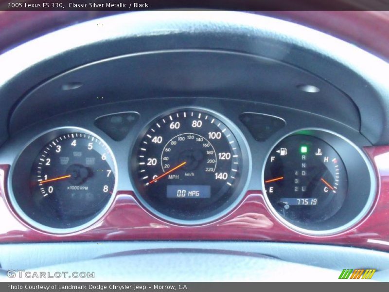 Classic Silver Metallic / Black 2005 Lexus ES 330