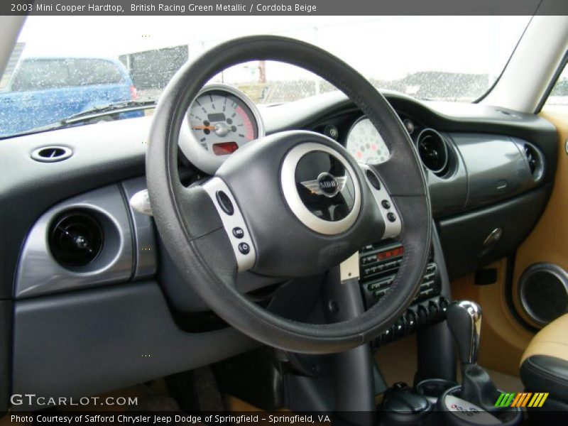 British Racing Green Metallic / Cordoba Beige 2003 Mini Cooper Hardtop