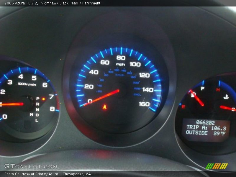 Nighthawk Black Pearl / Parchment 2006 Acura TL 3.2