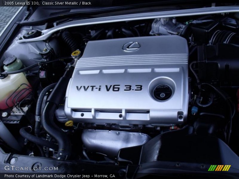 Classic Silver Metallic / Black 2005 Lexus ES 330