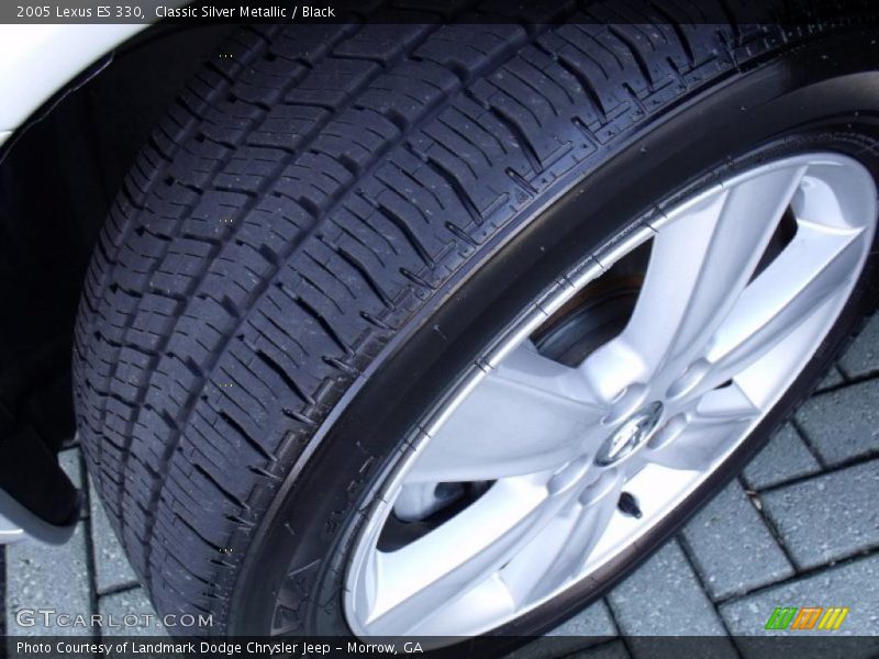 Classic Silver Metallic / Black 2005 Lexus ES 330