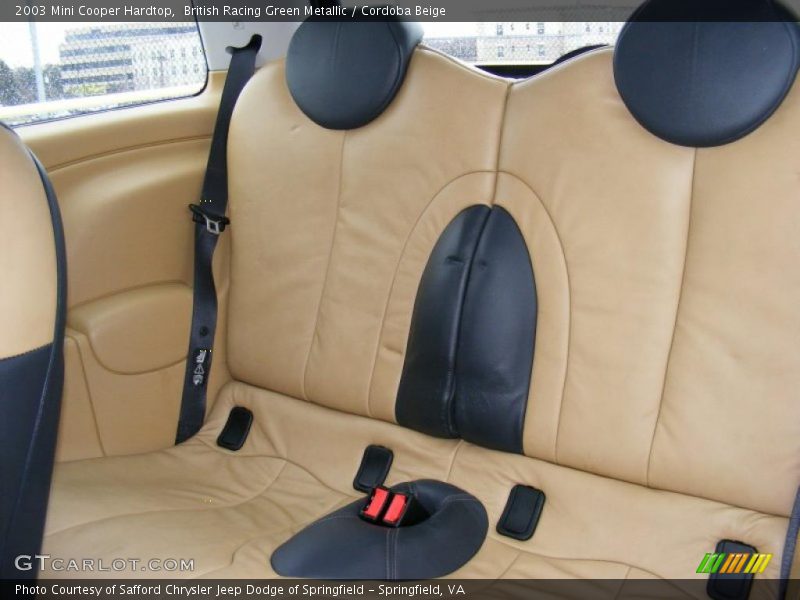 British Racing Green Metallic / Cordoba Beige 2003 Mini Cooper Hardtop