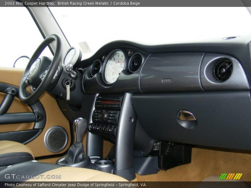 British Racing Green Metallic / Cordoba Beige 2003 Mini Cooper Hardtop