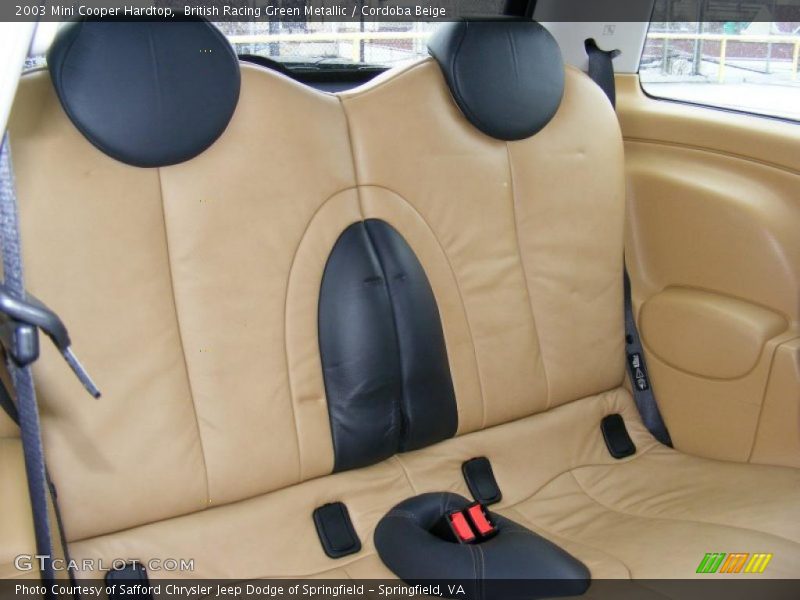 British Racing Green Metallic / Cordoba Beige 2003 Mini Cooper Hardtop