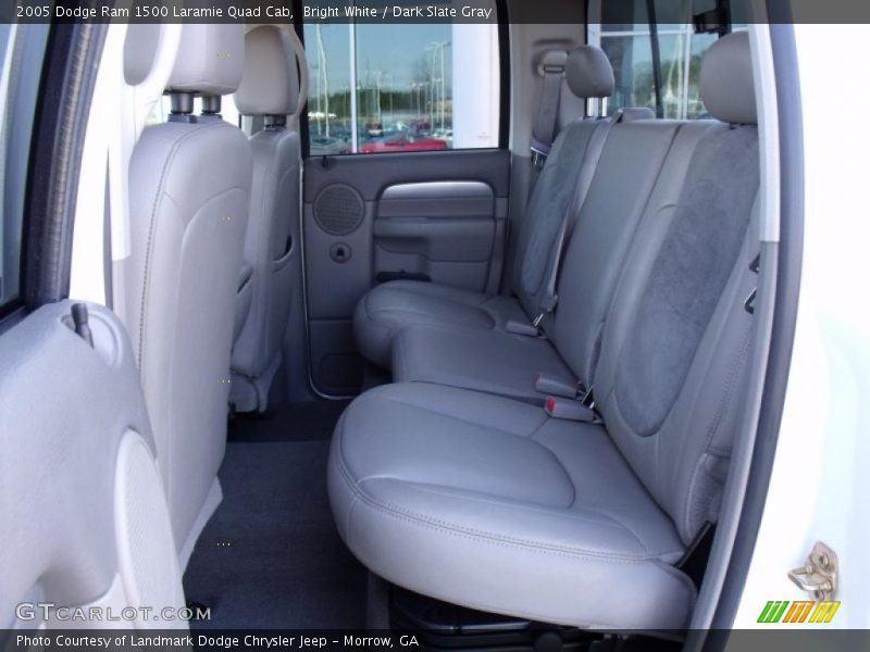 Bright White / Dark Slate Gray 2005 Dodge Ram 1500 Laramie Quad Cab