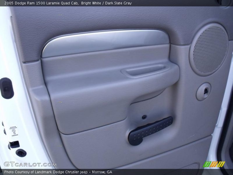 Bright White / Dark Slate Gray 2005 Dodge Ram 1500 Laramie Quad Cab