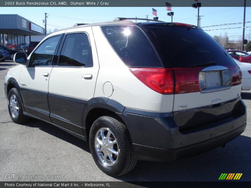 Olympic White / Gray 2003 Buick Rendezvous CXL AWD