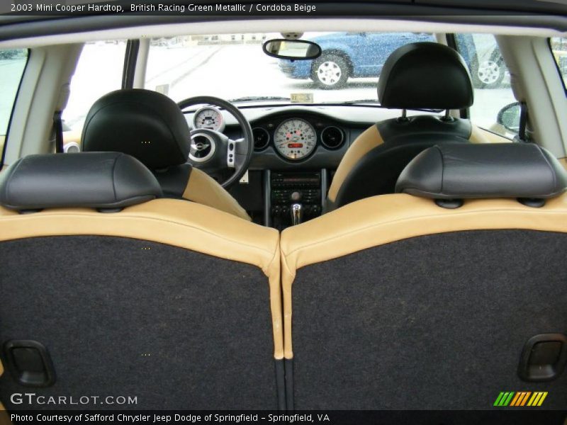 British Racing Green Metallic / Cordoba Beige 2003 Mini Cooper Hardtop