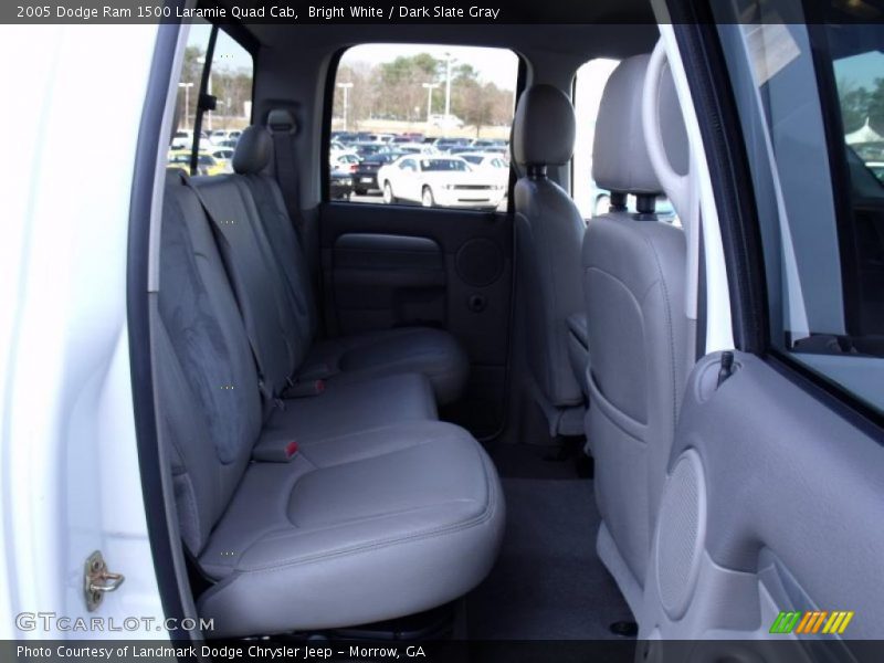 Bright White / Dark Slate Gray 2005 Dodge Ram 1500 Laramie Quad Cab