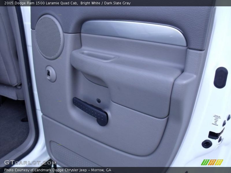 Bright White / Dark Slate Gray 2005 Dodge Ram 1500 Laramie Quad Cab