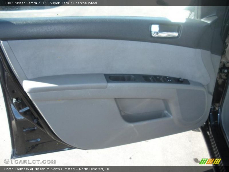 Super Black / Charcoal/Steel 2007 Nissan Sentra 2.0 S