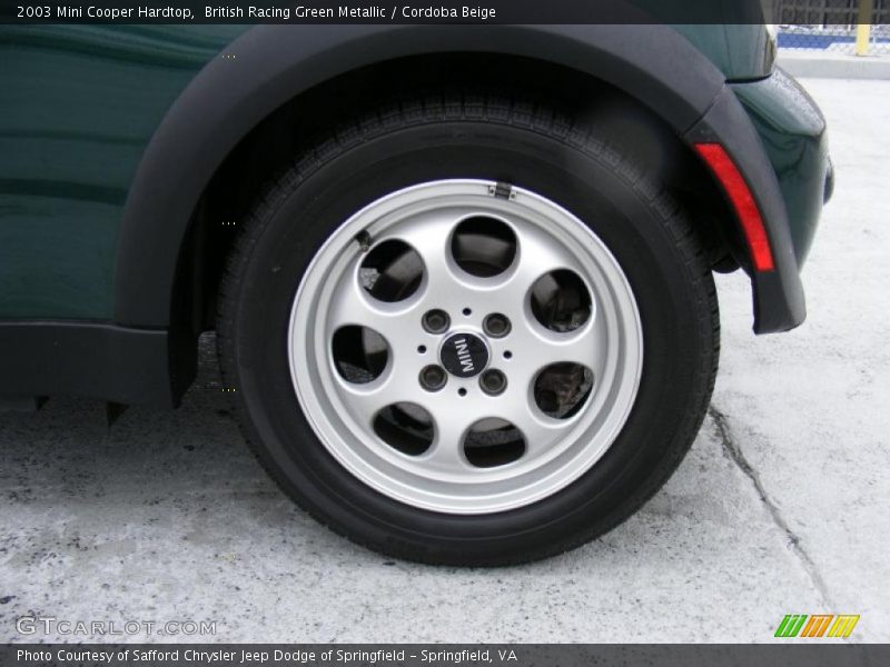 British Racing Green Metallic / Cordoba Beige 2003 Mini Cooper Hardtop