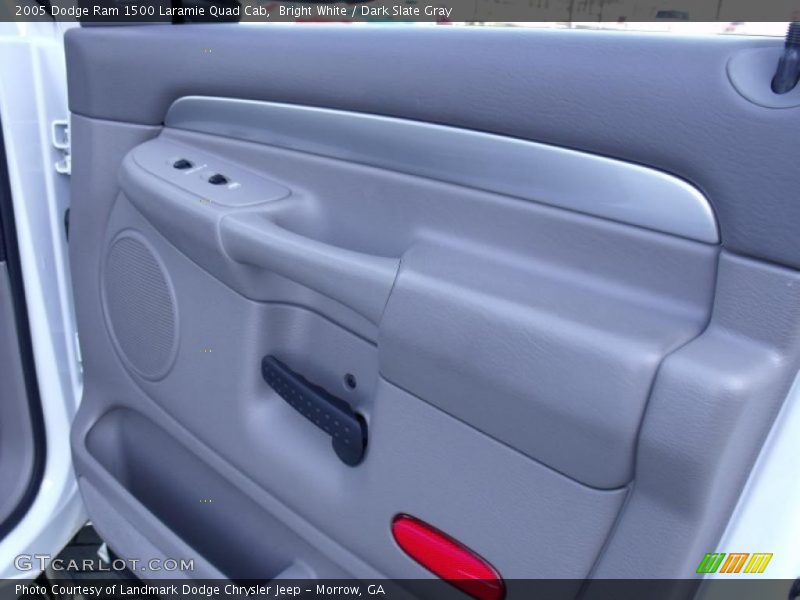 Bright White / Dark Slate Gray 2005 Dodge Ram 1500 Laramie Quad Cab