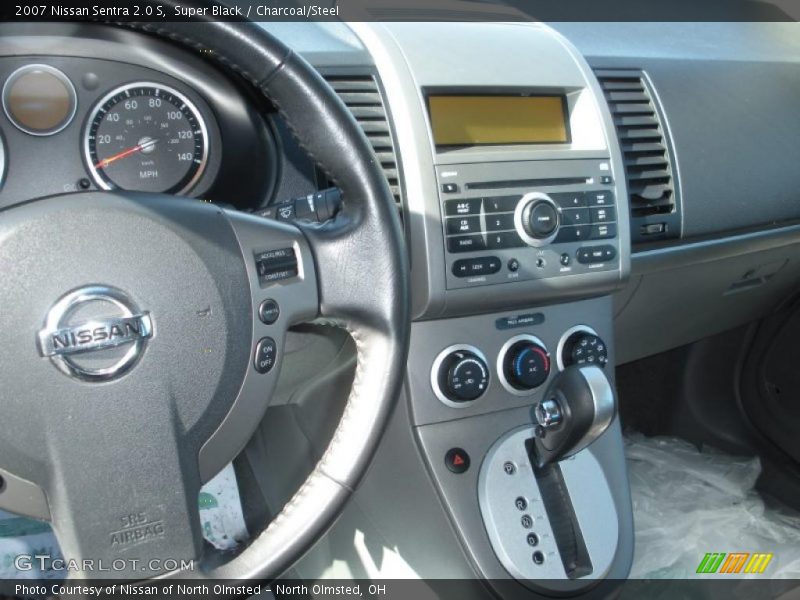 Super Black / Charcoal/Steel 2007 Nissan Sentra 2.0 S