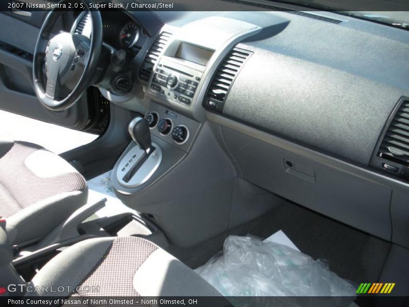 Super Black / Charcoal/Steel 2007 Nissan Sentra 2.0 S