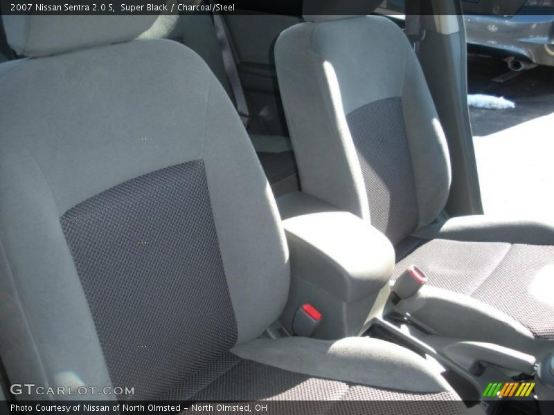 Super Black / Charcoal/Steel 2007 Nissan Sentra 2.0 S