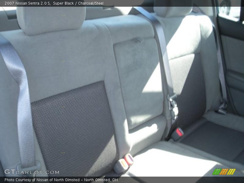 Super Black / Charcoal/Steel 2007 Nissan Sentra 2.0 S