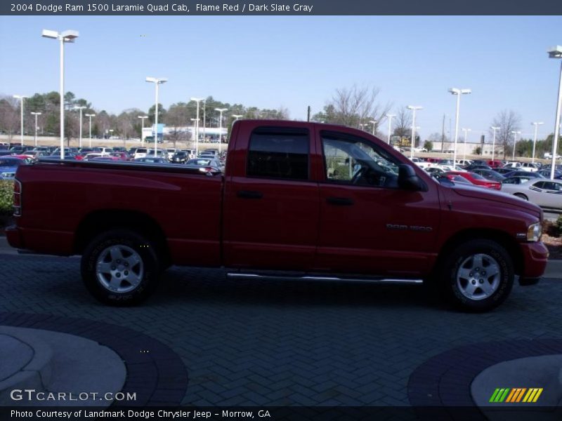 Flame Red / Dark Slate Gray 2004 Dodge Ram 1500 Laramie Quad Cab