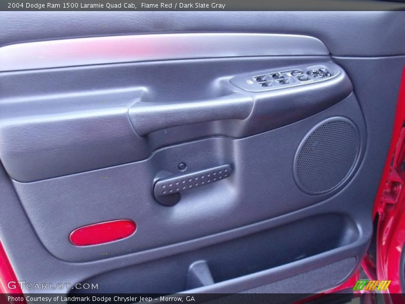 Flame Red / Dark Slate Gray 2004 Dodge Ram 1500 Laramie Quad Cab