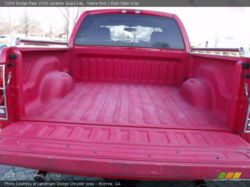 Flame Red / Dark Slate Gray 2004 Dodge Ram 1500 Laramie Quad Cab