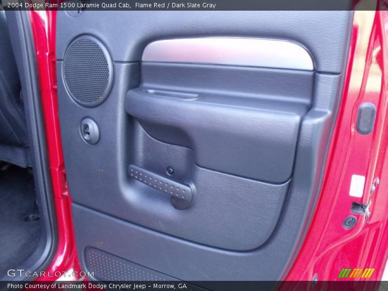 Flame Red / Dark Slate Gray 2004 Dodge Ram 1500 Laramie Quad Cab