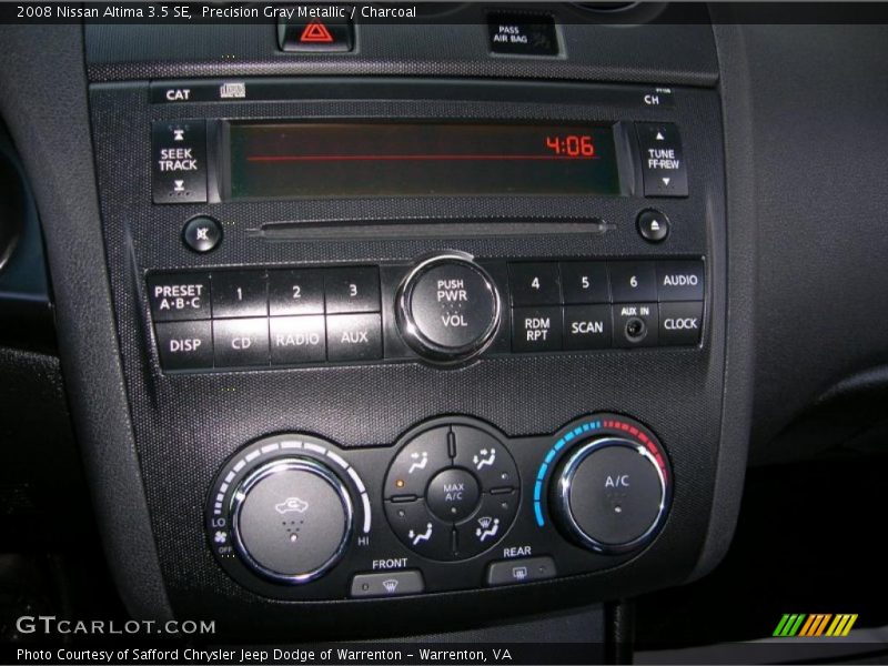 Precision Gray Metallic / Charcoal 2008 Nissan Altima 3.5 SE