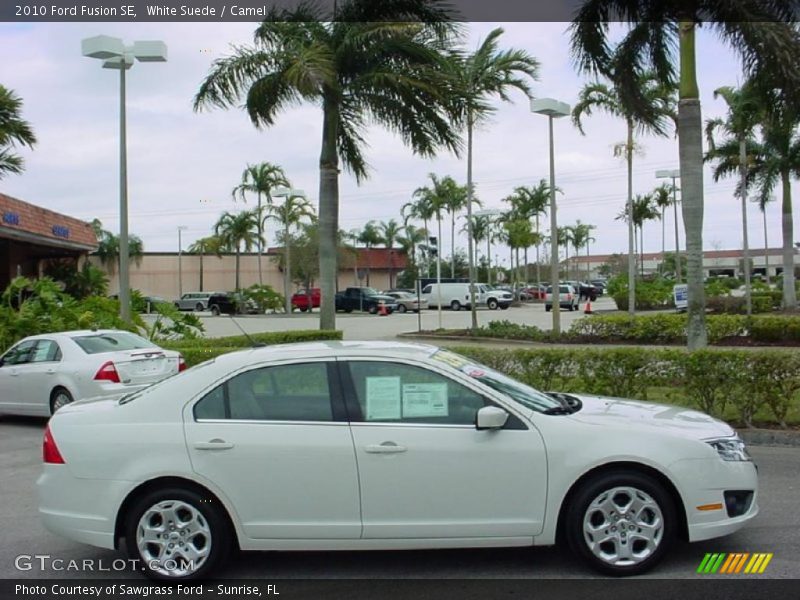 White Suede / Camel 2010 Ford Fusion SE