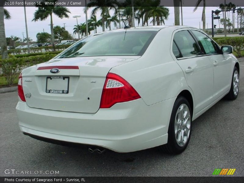 White Suede / Camel 2010 Ford Fusion SE