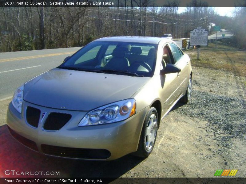 Sedona Beige Metallic / Light Taupe 2007 Pontiac G6 Sedan