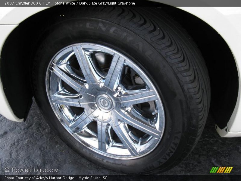 Stone White / Dark Slate Gray/Light Graystone 2007 Chrysler 300 C HEMI