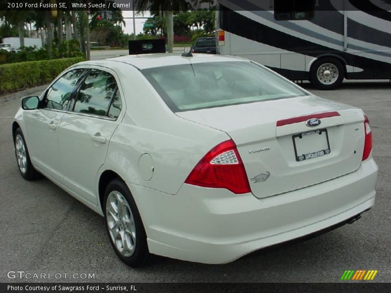 White Suede / Camel 2010 Ford Fusion SE