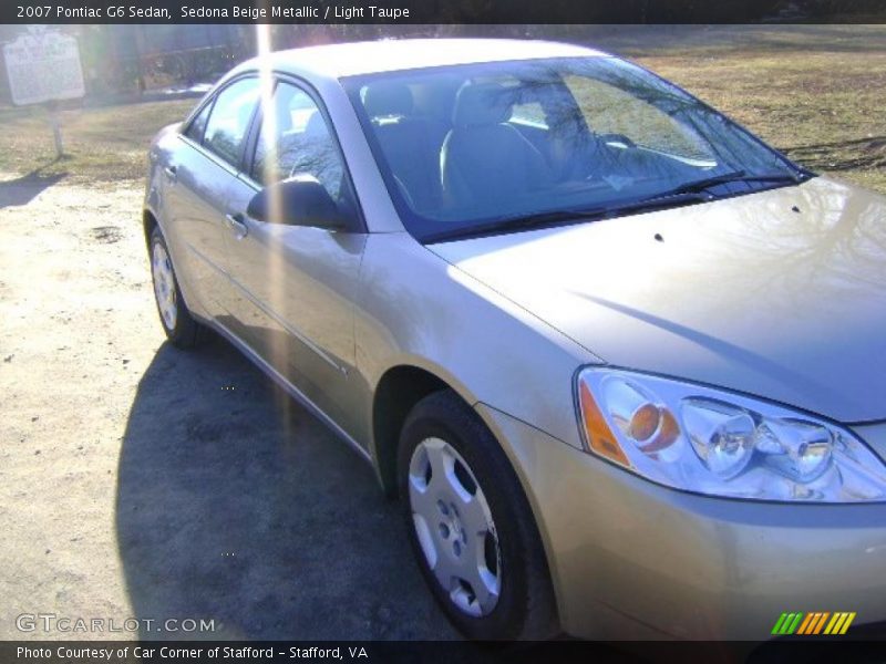 Sedona Beige Metallic / Light Taupe 2007 Pontiac G6 Sedan