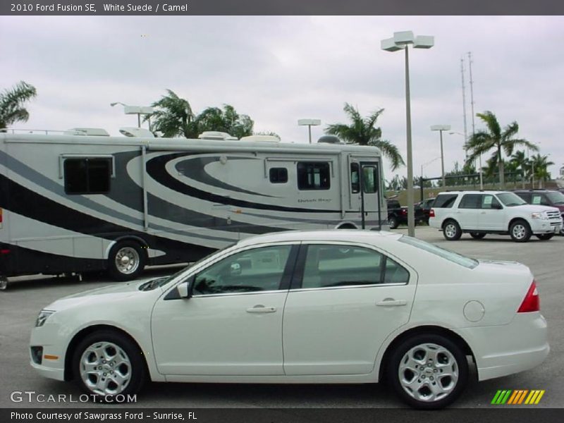 White Suede / Camel 2010 Ford Fusion SE