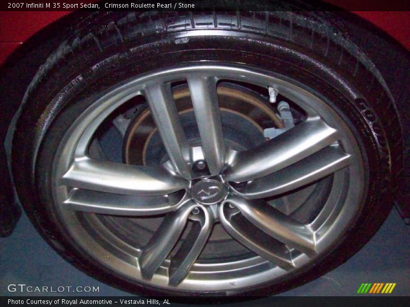 Crimson Roulette Pearl / Stone 2007 Infiniti M 35 Sport Sedan