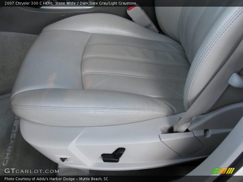 Stone White / Dark Slate Gray/Light Graystone 2007 Chrysler 300 C HEMI