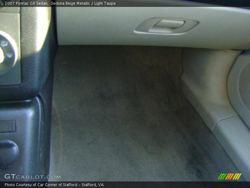 Sedona Beige Metallic / Light Taupe 2007 Pontiac G6 Sedan