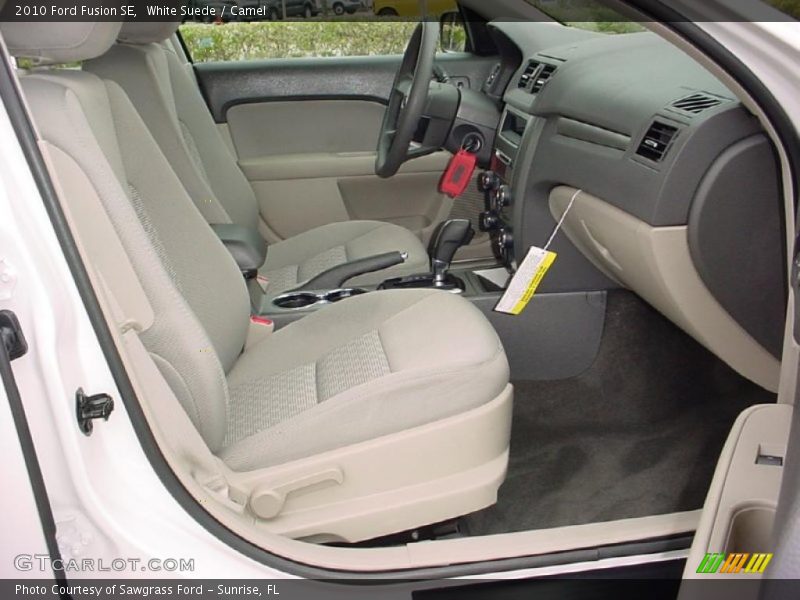 White Suede / Camel 2010 Ford Fusion SE