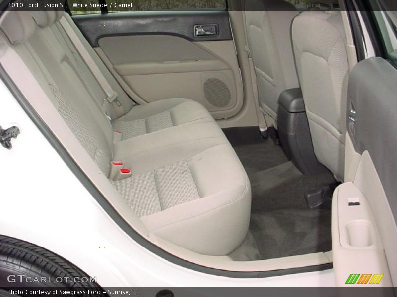 White Suede / Camel 2010 Ford Fusion SE